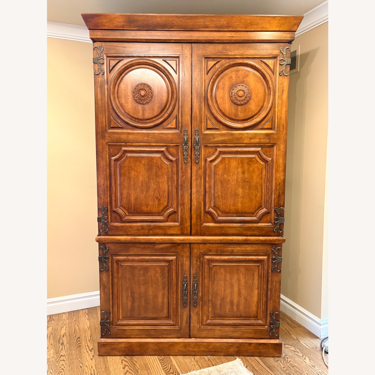 Century Furniture Casa Collection Wood Armoire - image-1