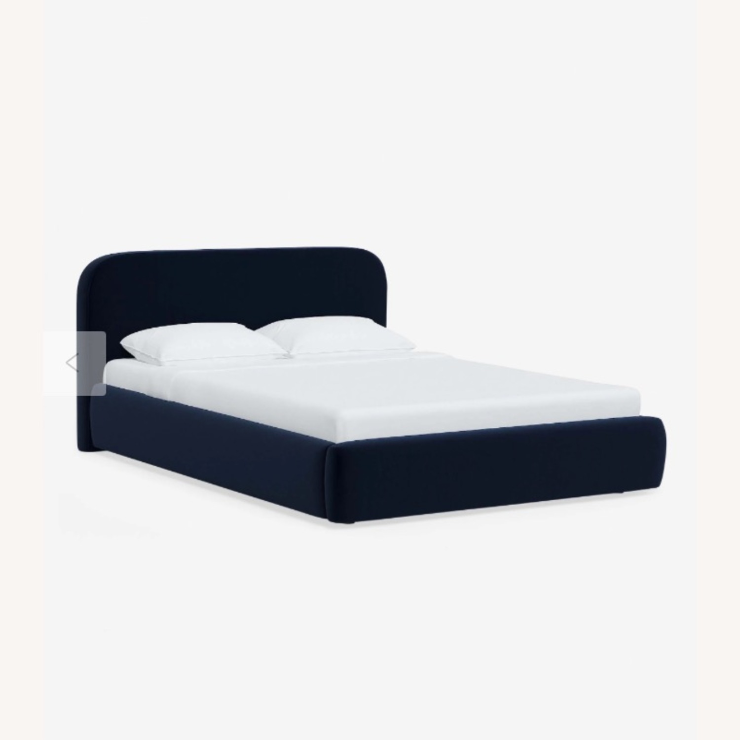 Lulu & Georgia Nabiha Navy Velvet Bed - image-2