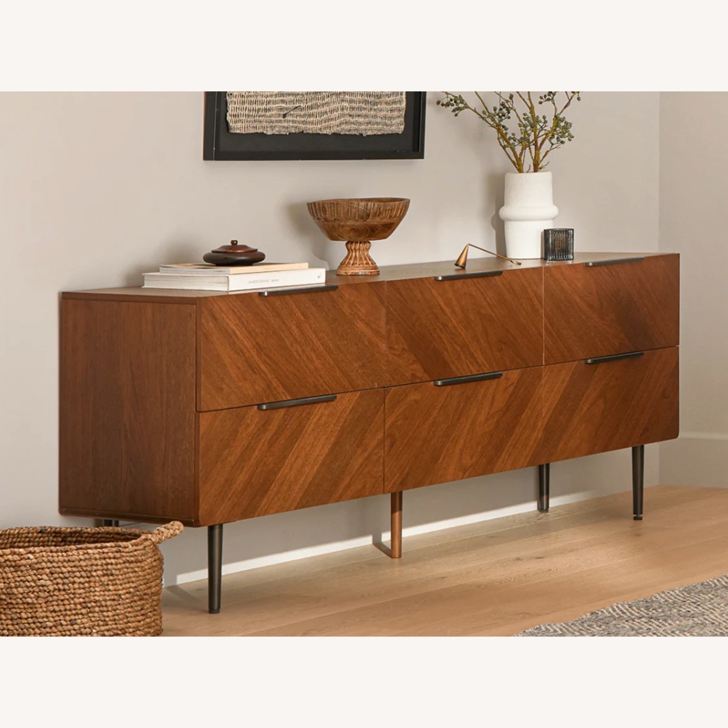 Article Nera Walnut 6-Drawer Dresser - image-1