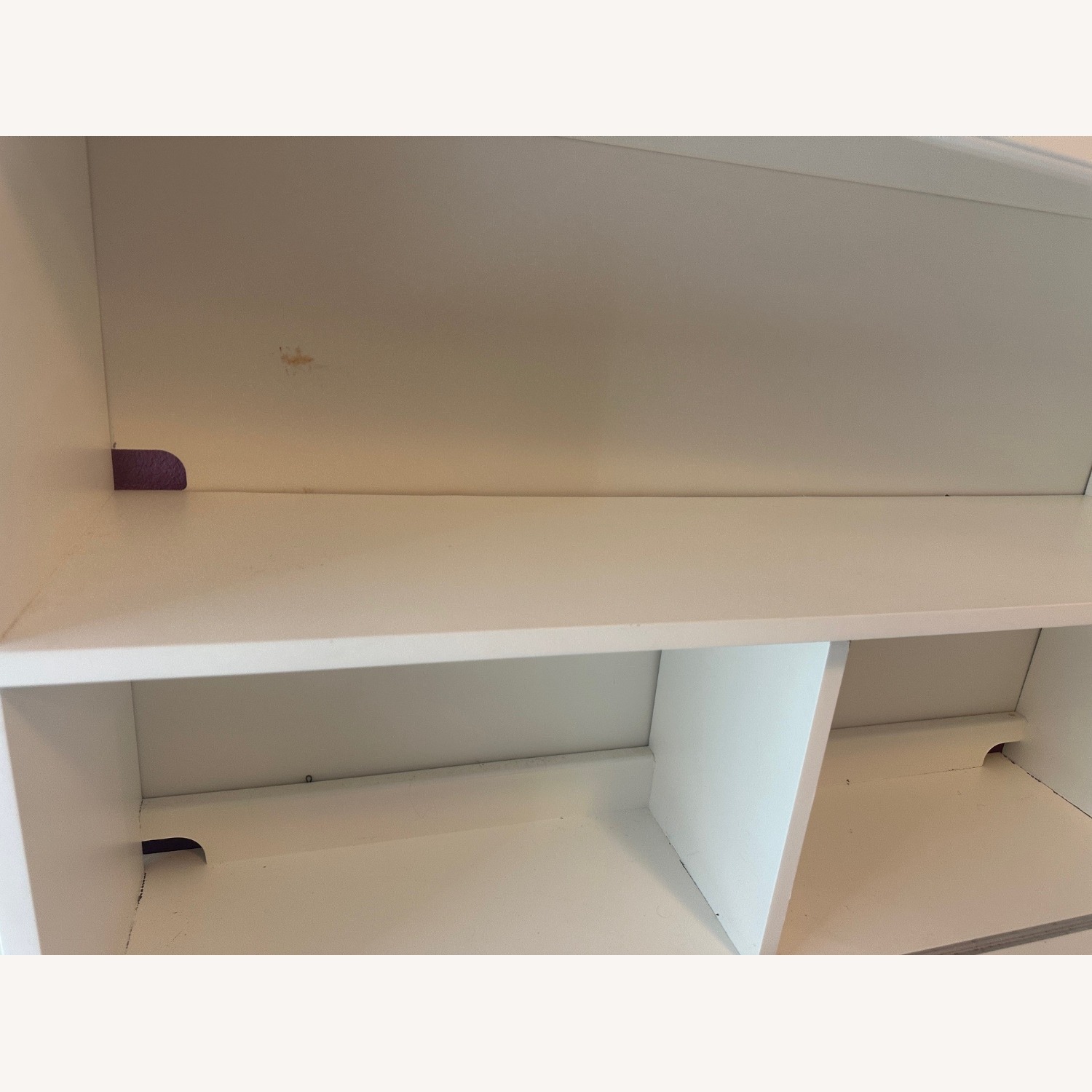 White Wood Twin Bed - image-3