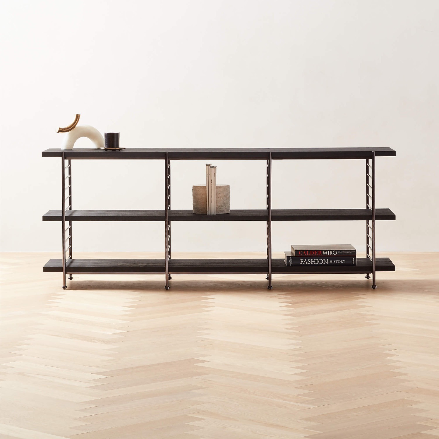 CB2 Scala Black Wood Console Table - image-4