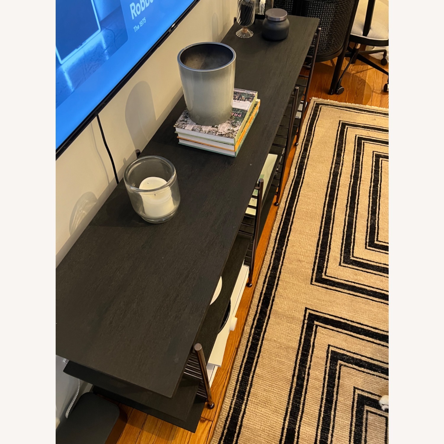 CB2 Scala Black Wood Console Table - image-2