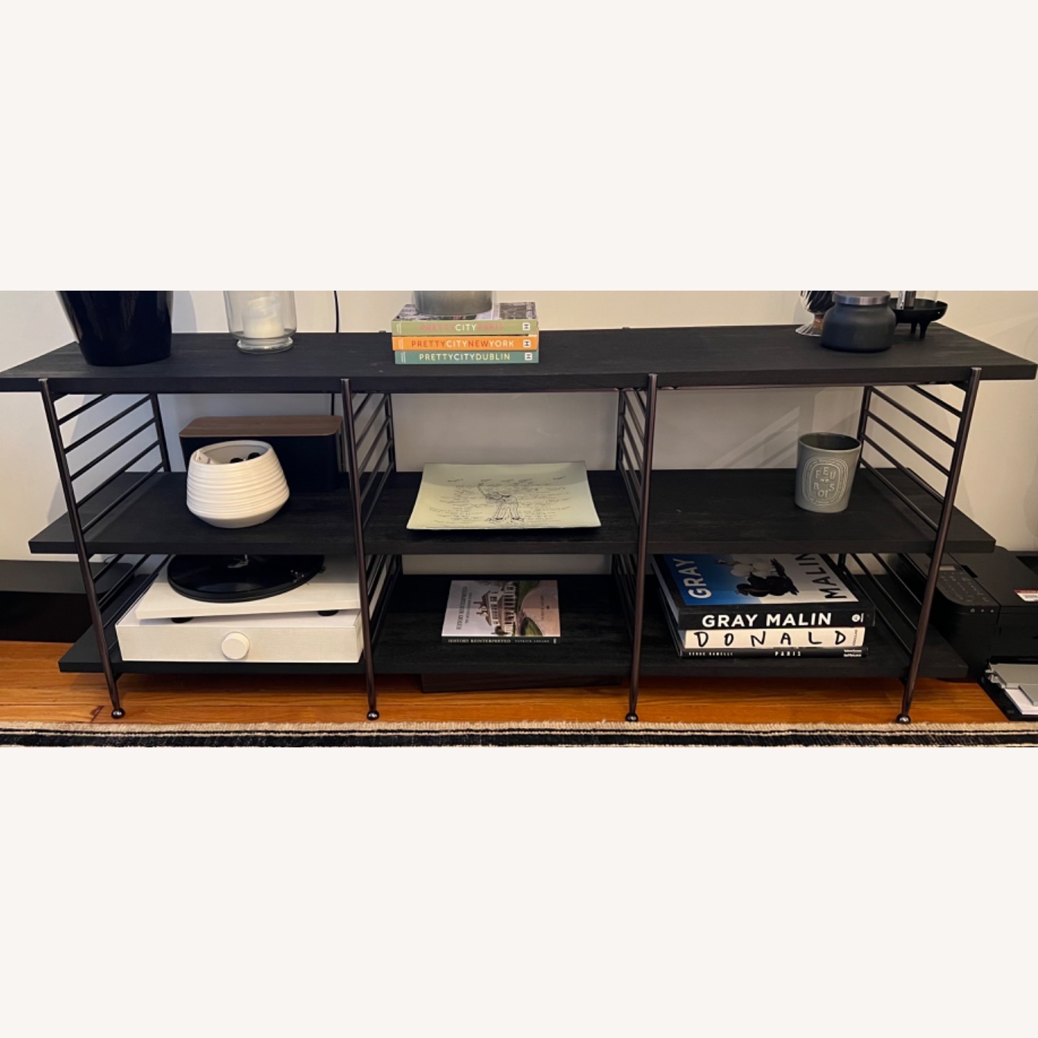 CB2 Scala Black Wood Console Table - image-3