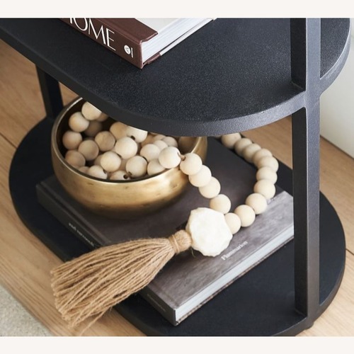 Used Pottery Barn Garby 20" Metal Nightstand Set of 2 for sale on AptDeco