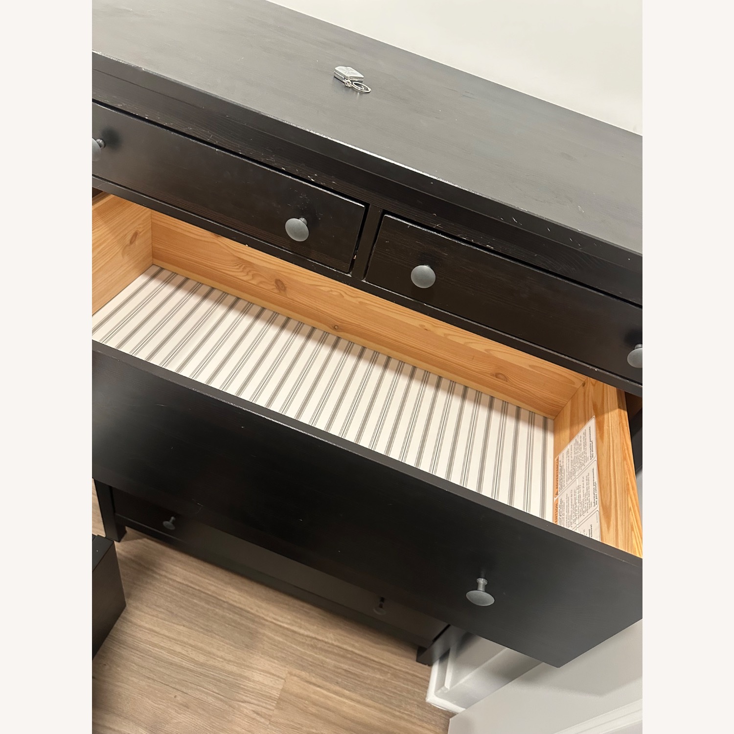 IKEA Dark Brown Wood Dresser - image-2