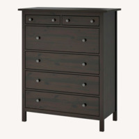 IKEA Dark Brown Wood Dresser