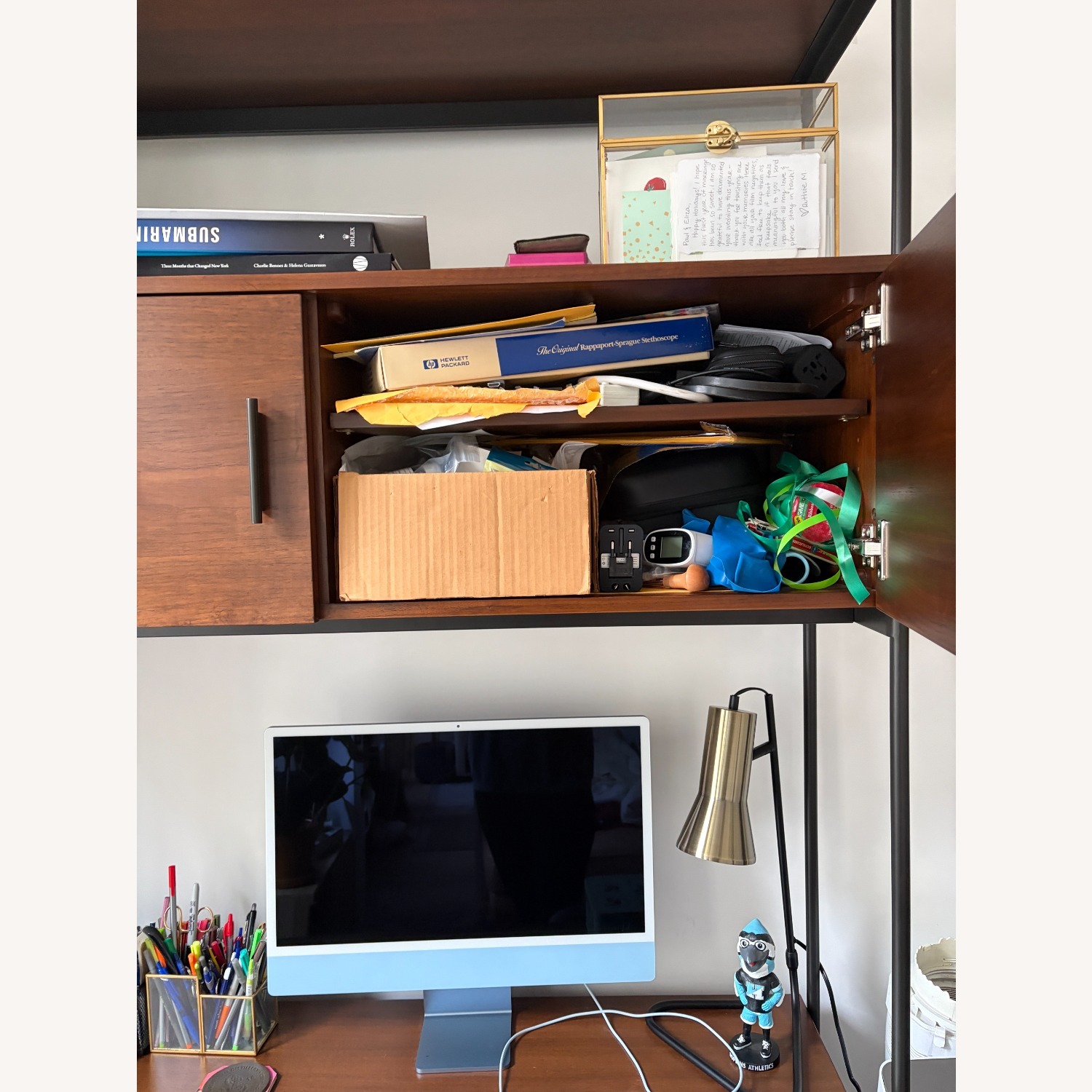 West Elm Industrial Storage Desk - image-3