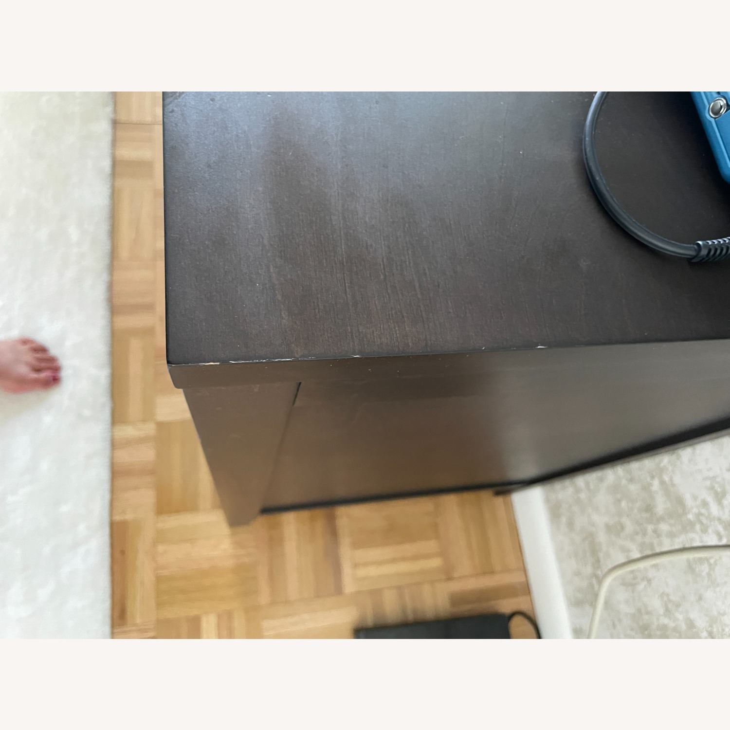 Crate & Barrel Arch Dark Wood Dresser (6 Drawers) - image-6