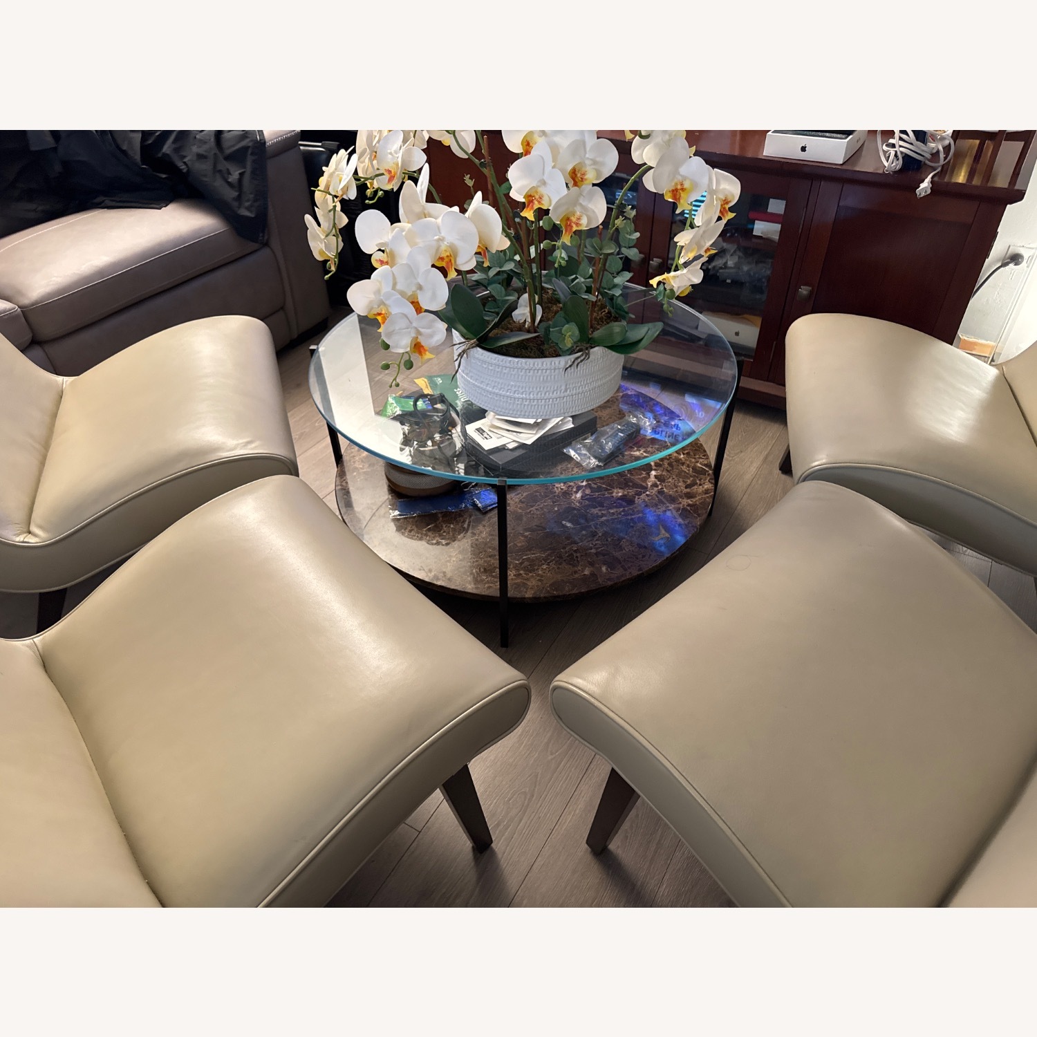 Room & Board Natural Faux Leather Armchair - image-14