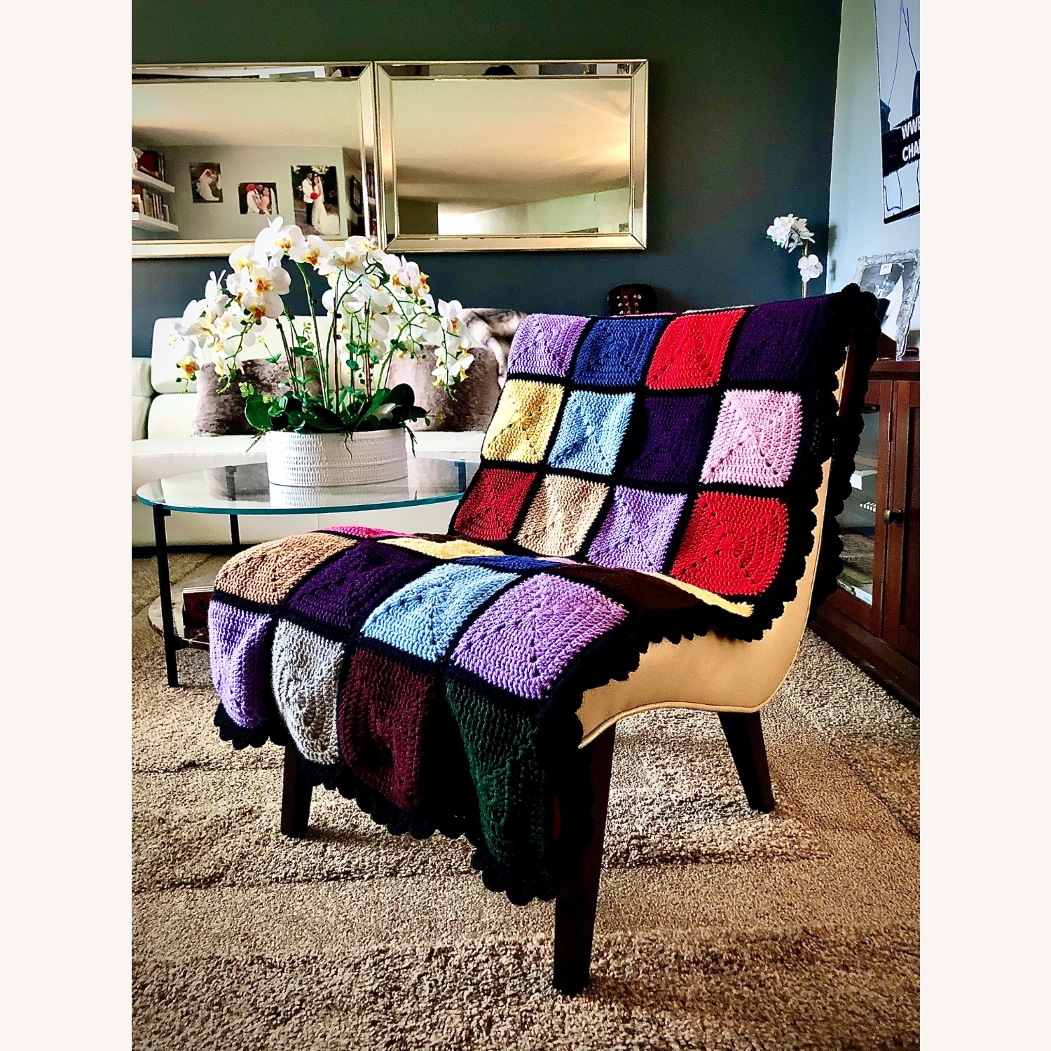 Room & Board Natural Faux Leather Armchair - image-17