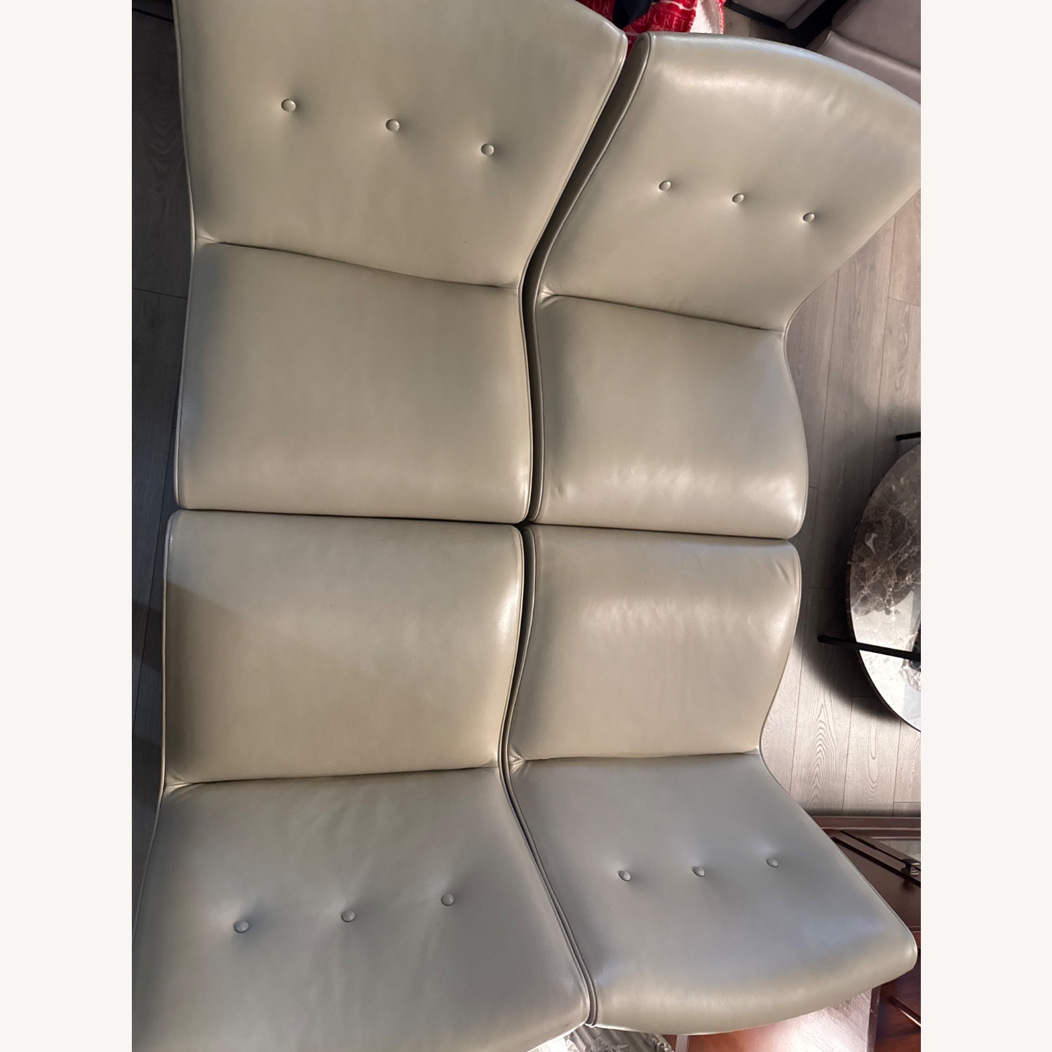 Room & Board Natural Faux Leather Armchair - image-18