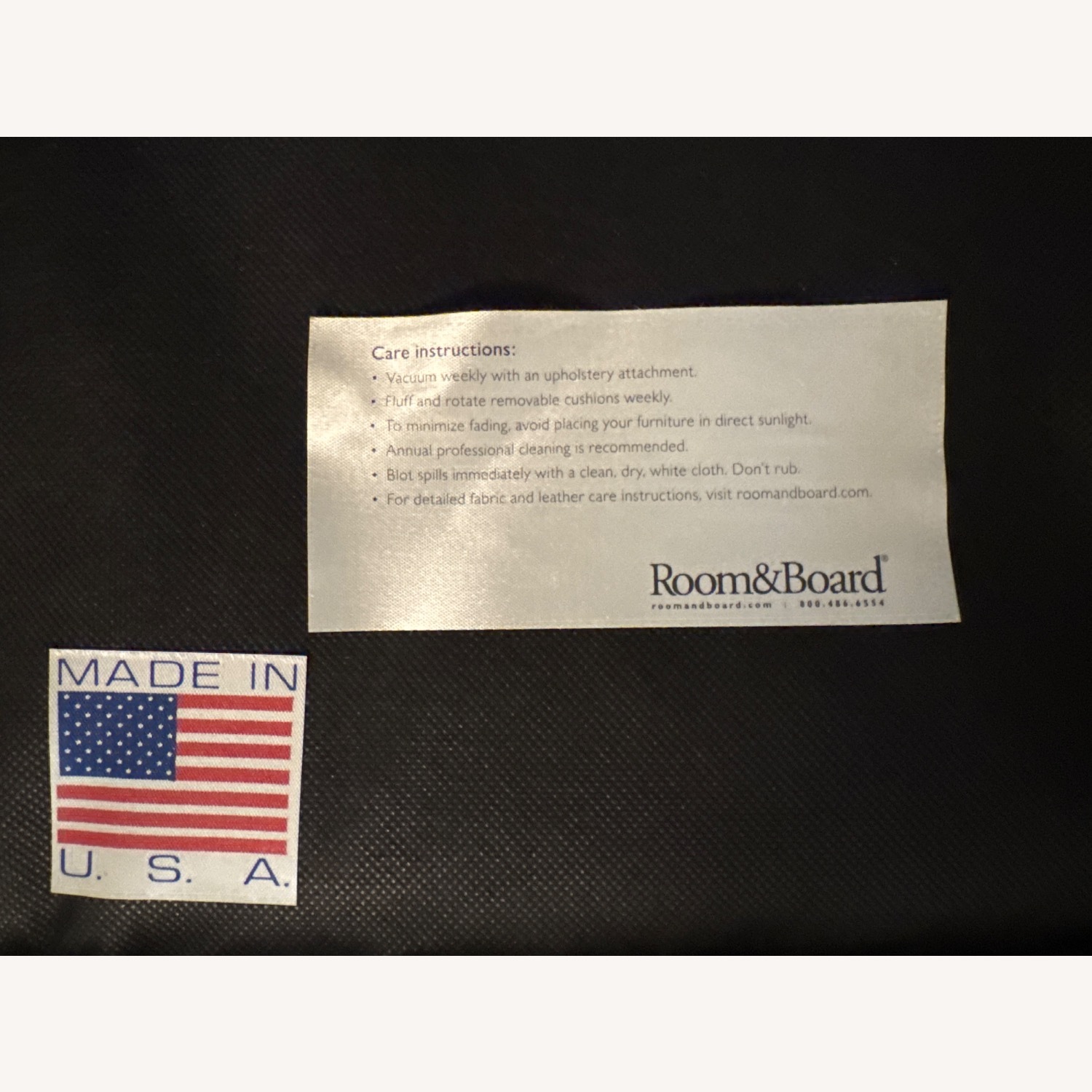 Room & Board Natural Faux Leather Armchair - image-10