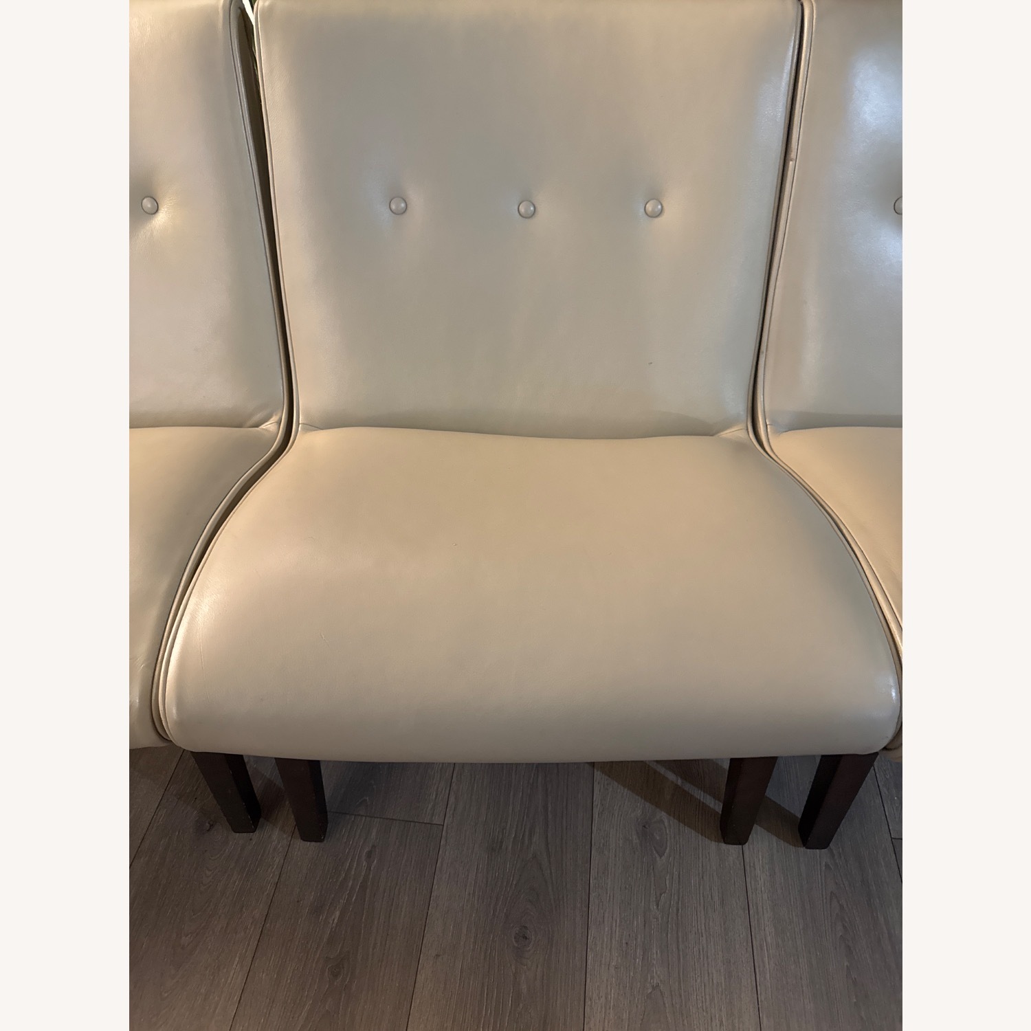 Room & Board Natural Faux Leather Armchair - image-5