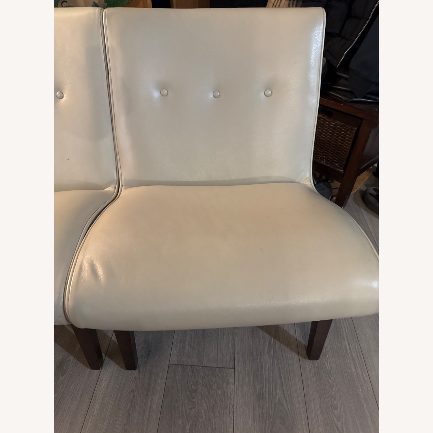 Room & Board Natural Faux Leather Armchair - image-6