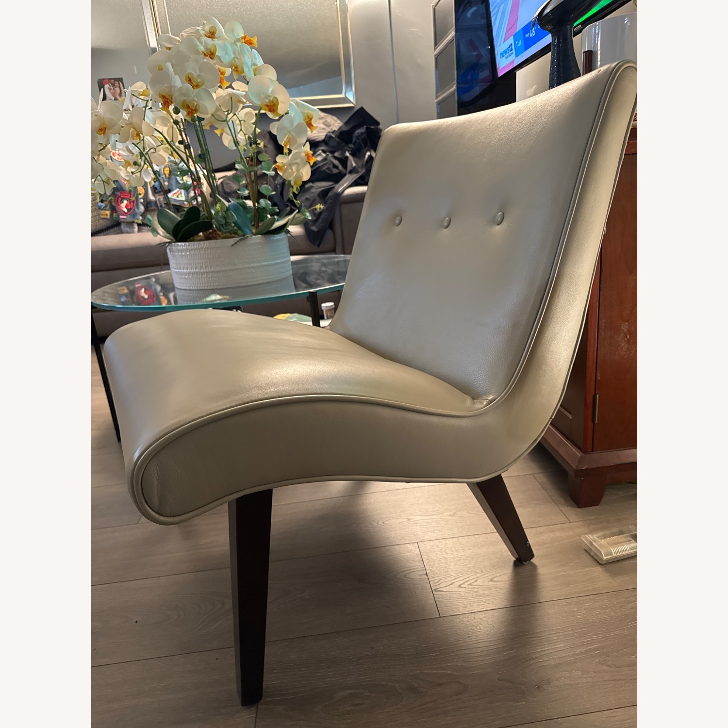 Room & Board Natural Faux Leather Armchair - image-20