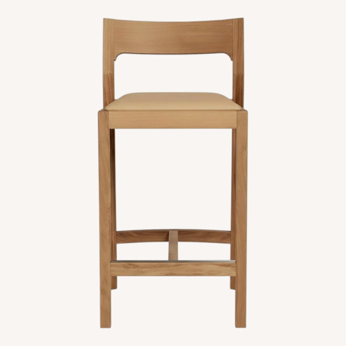 Used Natural Oak Counter Stools (set of 3) for sale on AptDeco