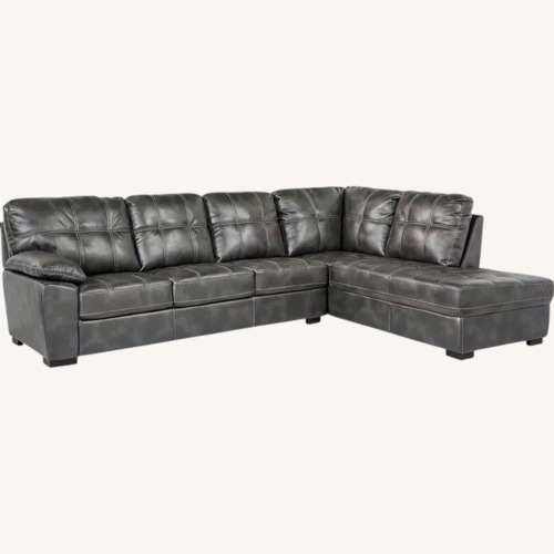 Used Bexley Square Slate 3pc Sectional  for sale on AptDeco