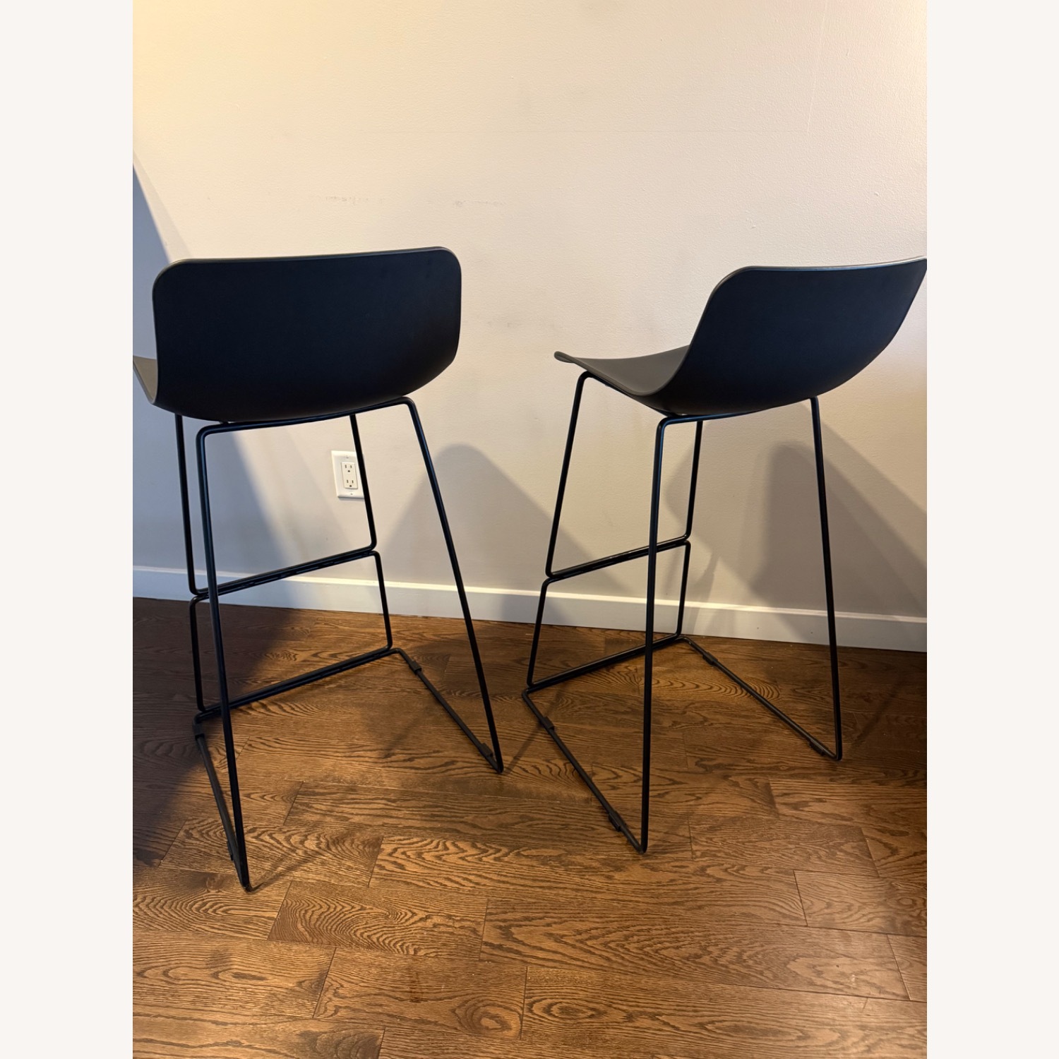 Anco Counter Stool - Black (set of 2) - image-2