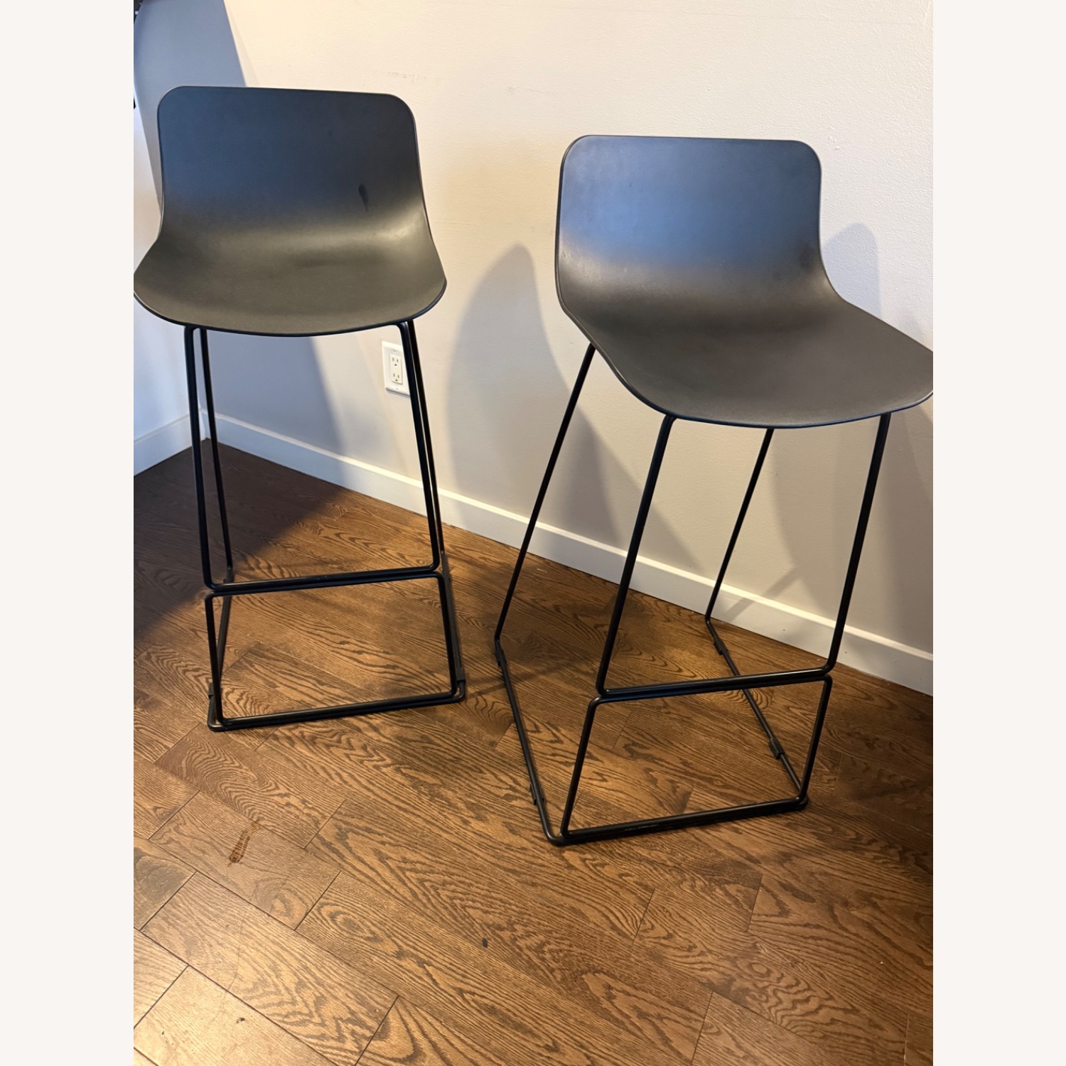 Anco Counter Stool - Black (set of 2) - image-3