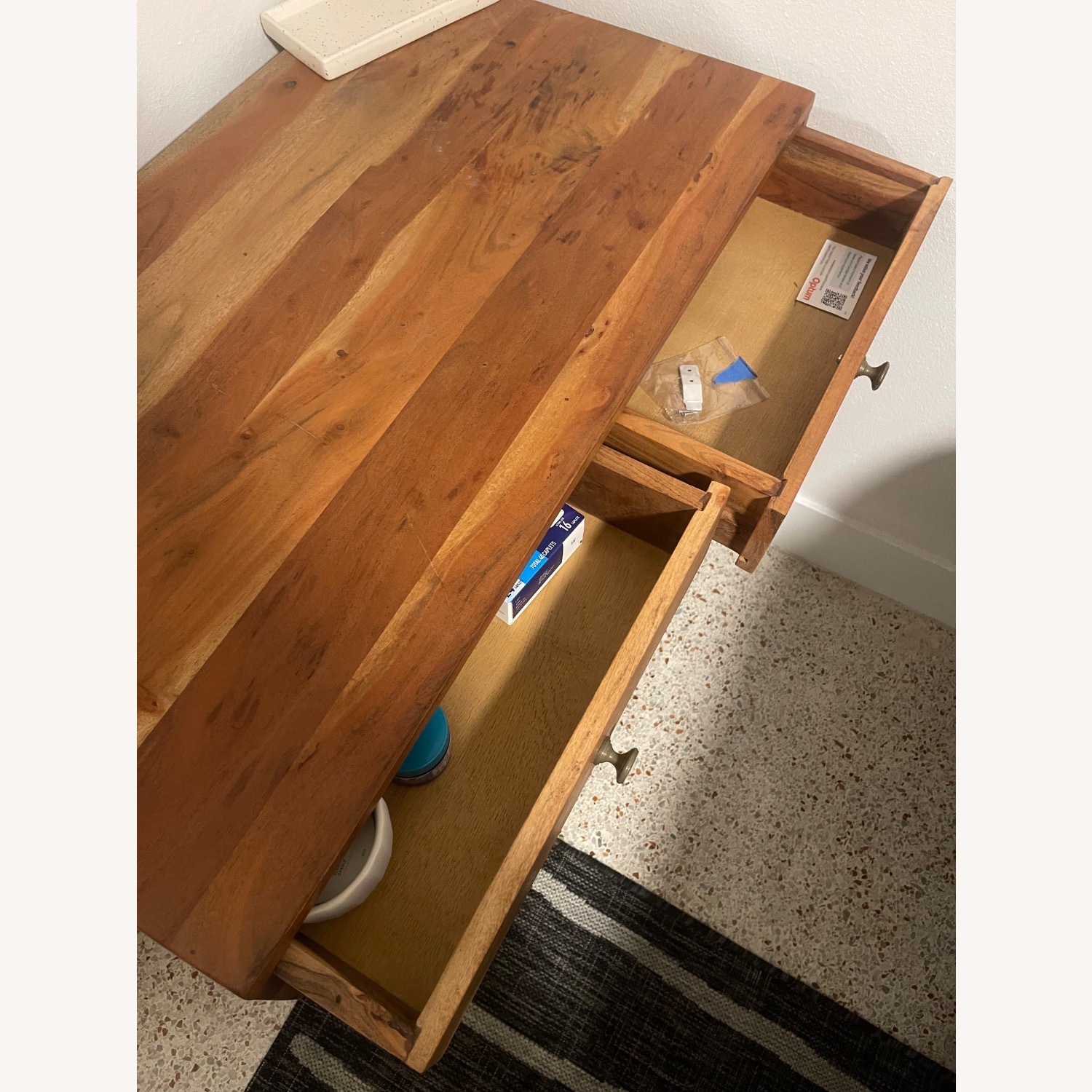 Natural Wood Desk - image-3