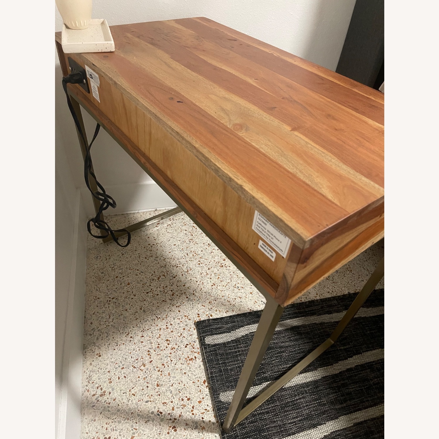 Natural Wood Desk - image-4