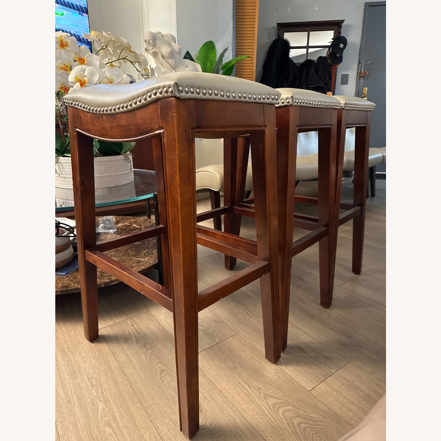 Room & Board Natural Stool - image-11