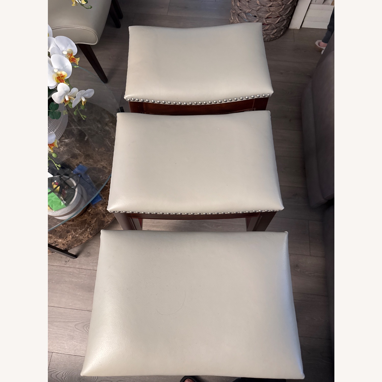 Room & Board Natural Stool - image-9