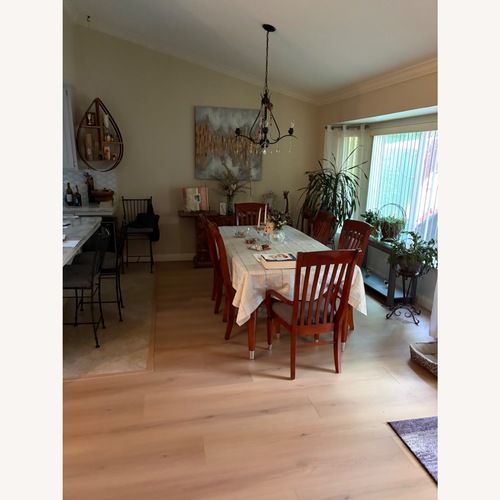 Used Dark Brown Dining Set for sale on AptDeco