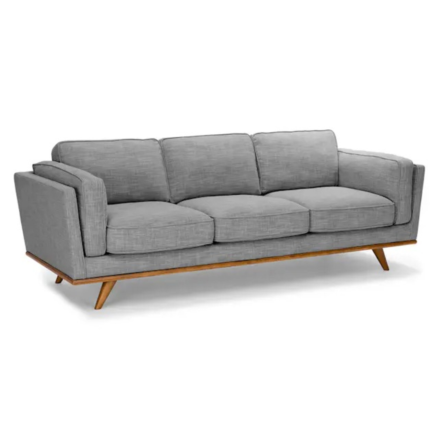 Article Timber Sofa in Pebble Gray 3 Seats - image-1
