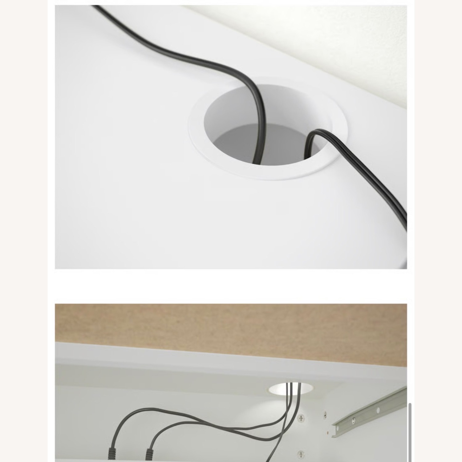 IKEA MICKE White Wood Desk - image-6