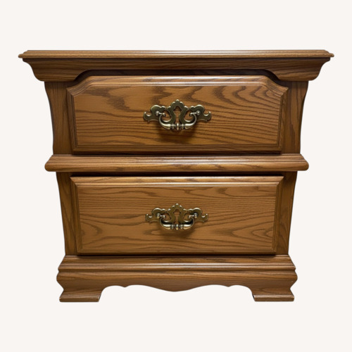Used Light Brown Wood Nightstand for sale on AptDeco