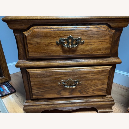 Used Light Brown Wood Nightstand for sale on AptDeco