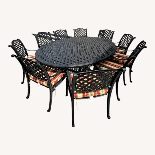 Used Cast Aluminum Patio Dining Set for sale on AptDeco