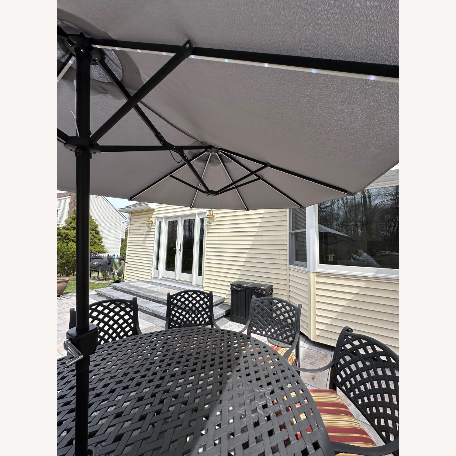 Cast Aluminum Patio Dining Set - image-5