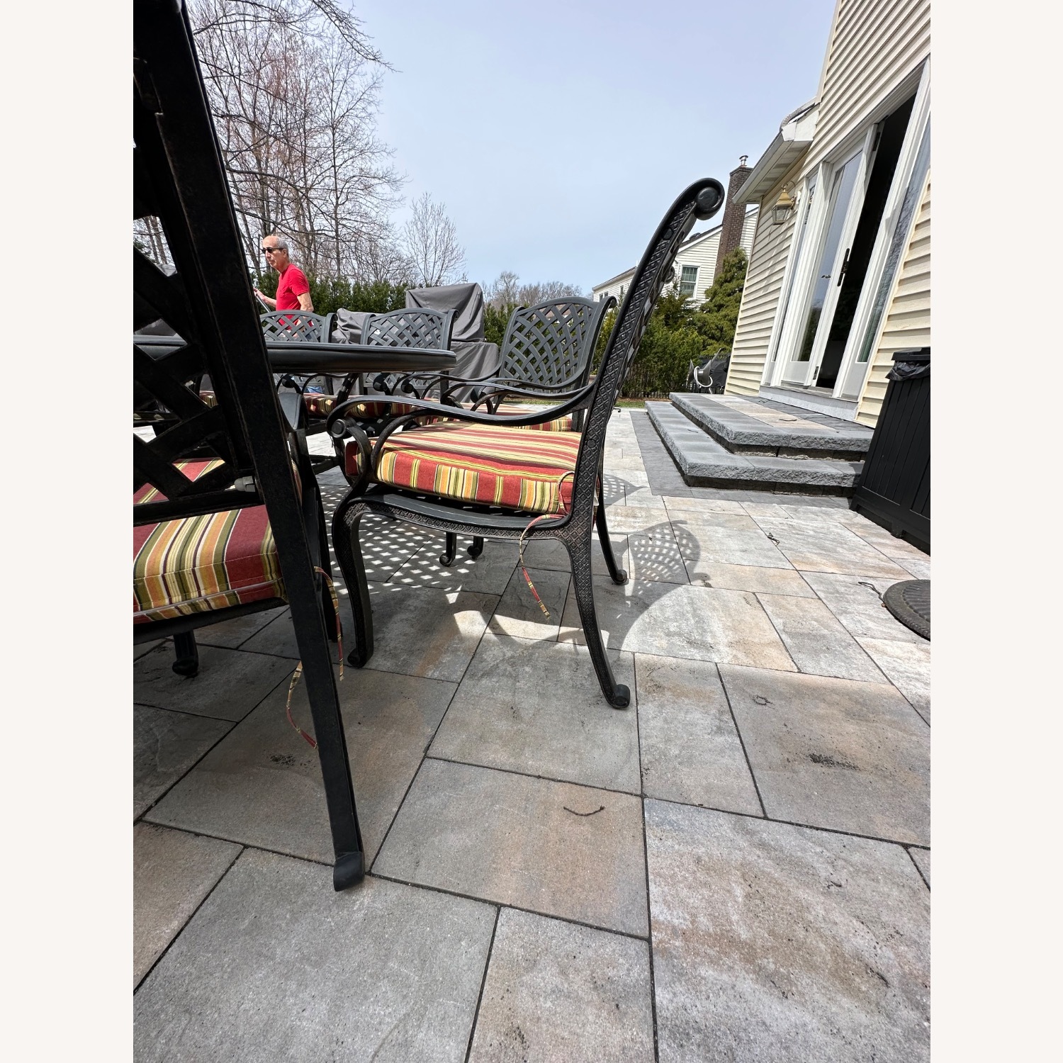 Cast Aluminum Patio Dining Set - image-8