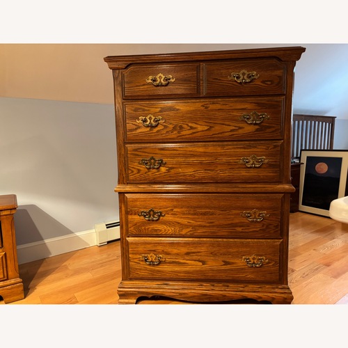 Used Cochrane Light Brown Wood Dresser for sale on AptDeco