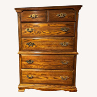 Cochrane Light Brown Wood Dresser