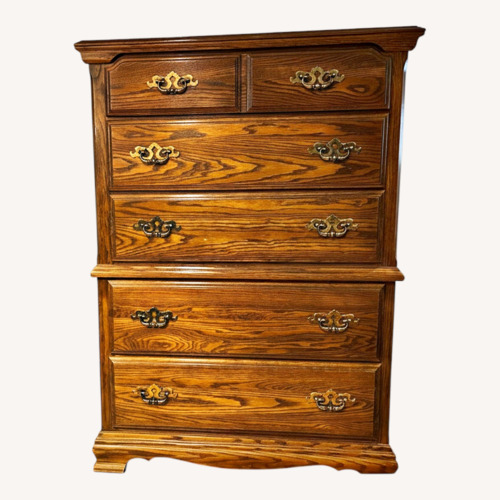 Used Cochrane Light Brown Wood Dresser for sale on AptDeco