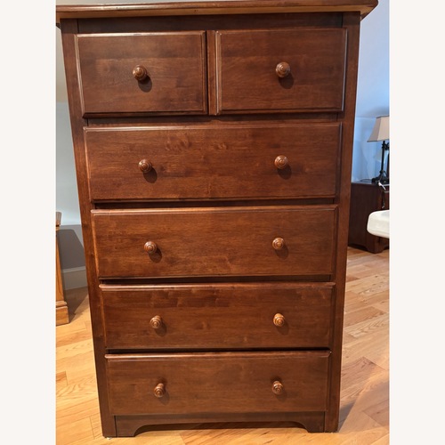 Used Light Brown Wood Dresser for sale on AptDeco