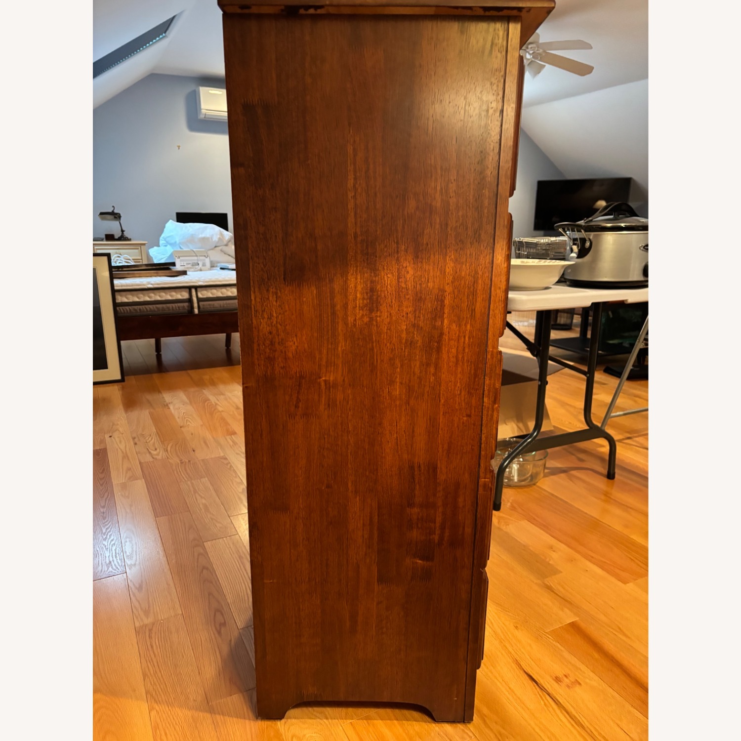 Light Brown Wood Dresser - image-2