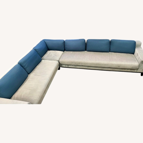 Used Holly Hunt Light Gray 3+ Piece Sectional for sale on AptDeco