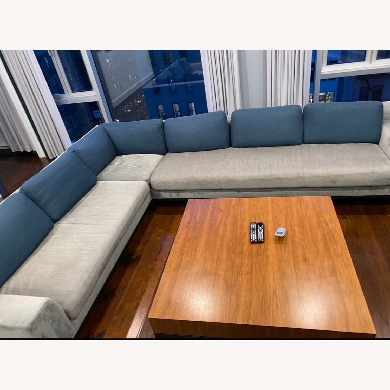 Holly Hunt Light Gray 3+ Piece Sectional - image-2