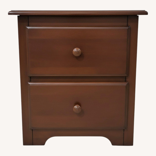 Used Light Brown Wood Nightstand for sale on AptDeco