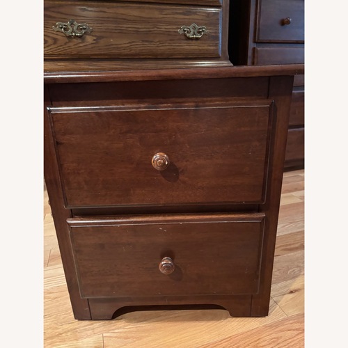 Used Light Brown Wood Nightstand for sale on AptDeco