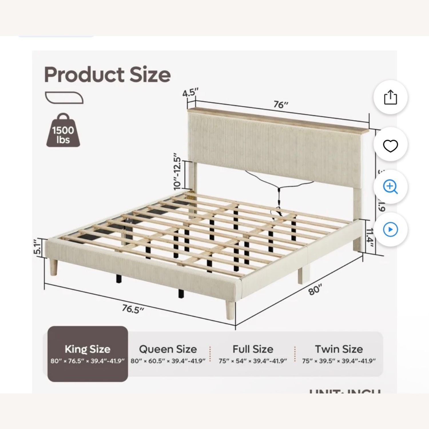 Walmart King Bed - image-1