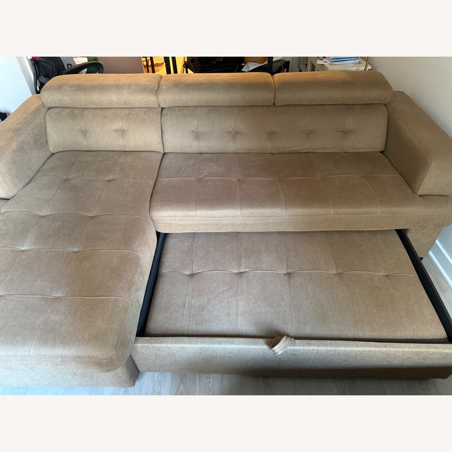 Sofar Bed With Storage and Table - image-4