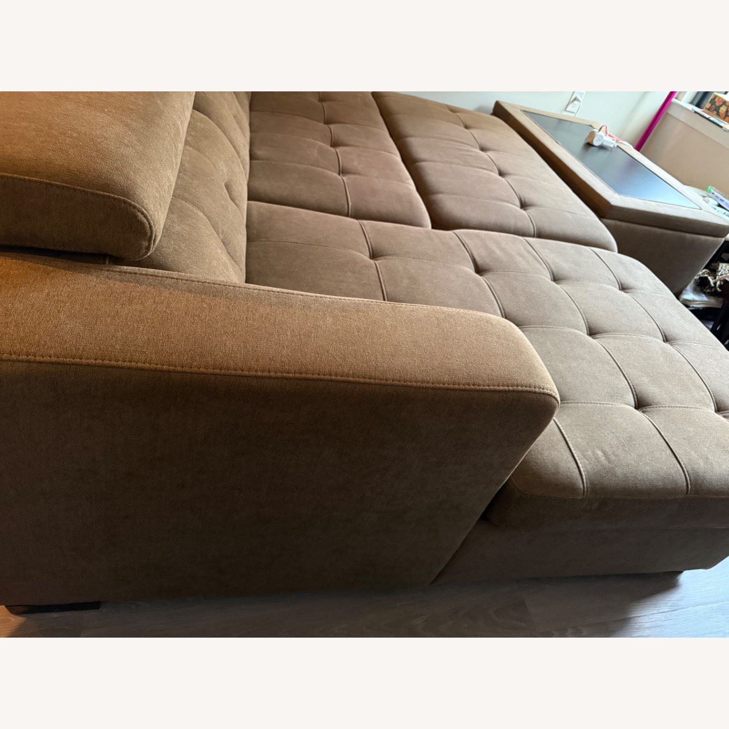 Sofar Bed With Storage and Table - image-2