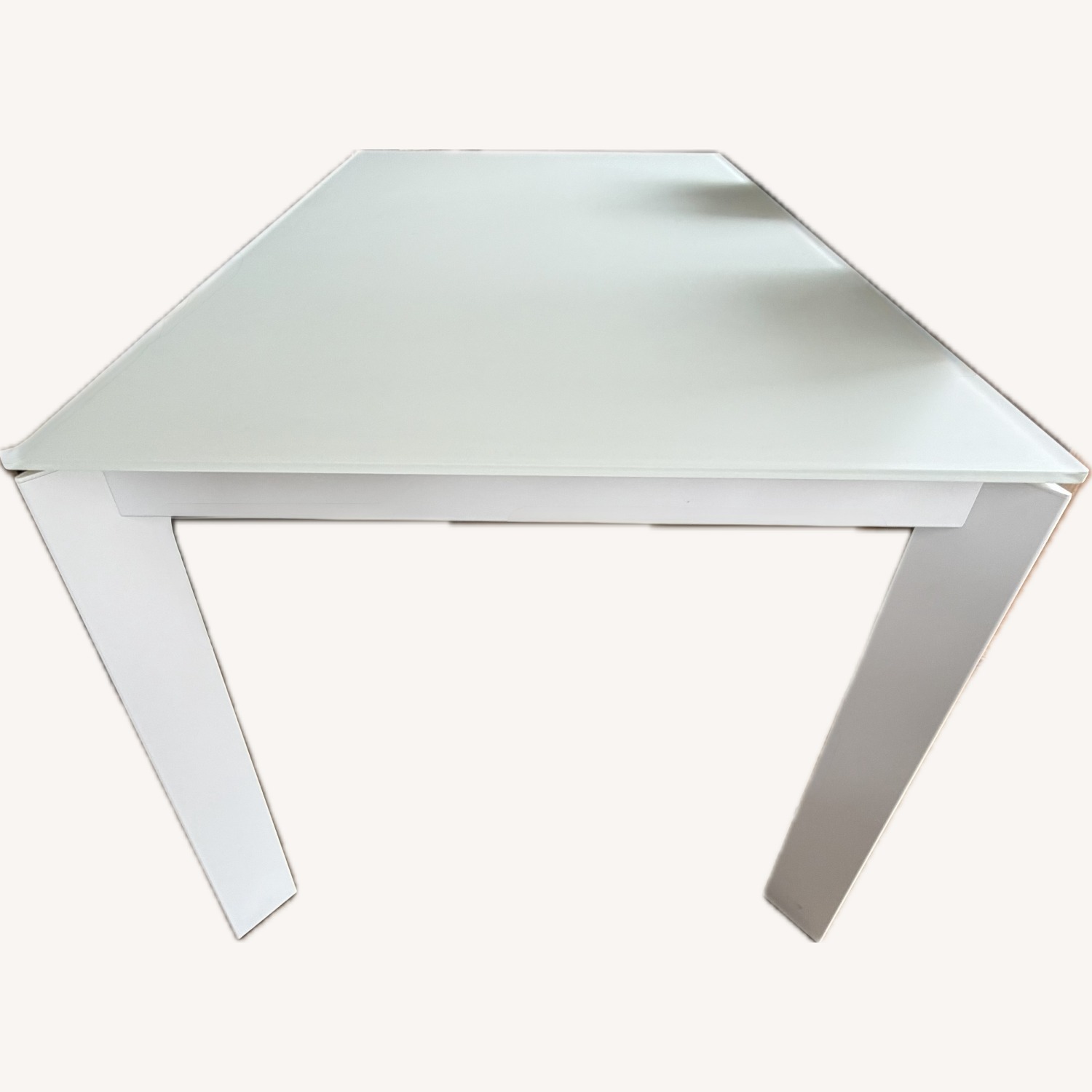 Calligaris White Glass Dining Table - image-2