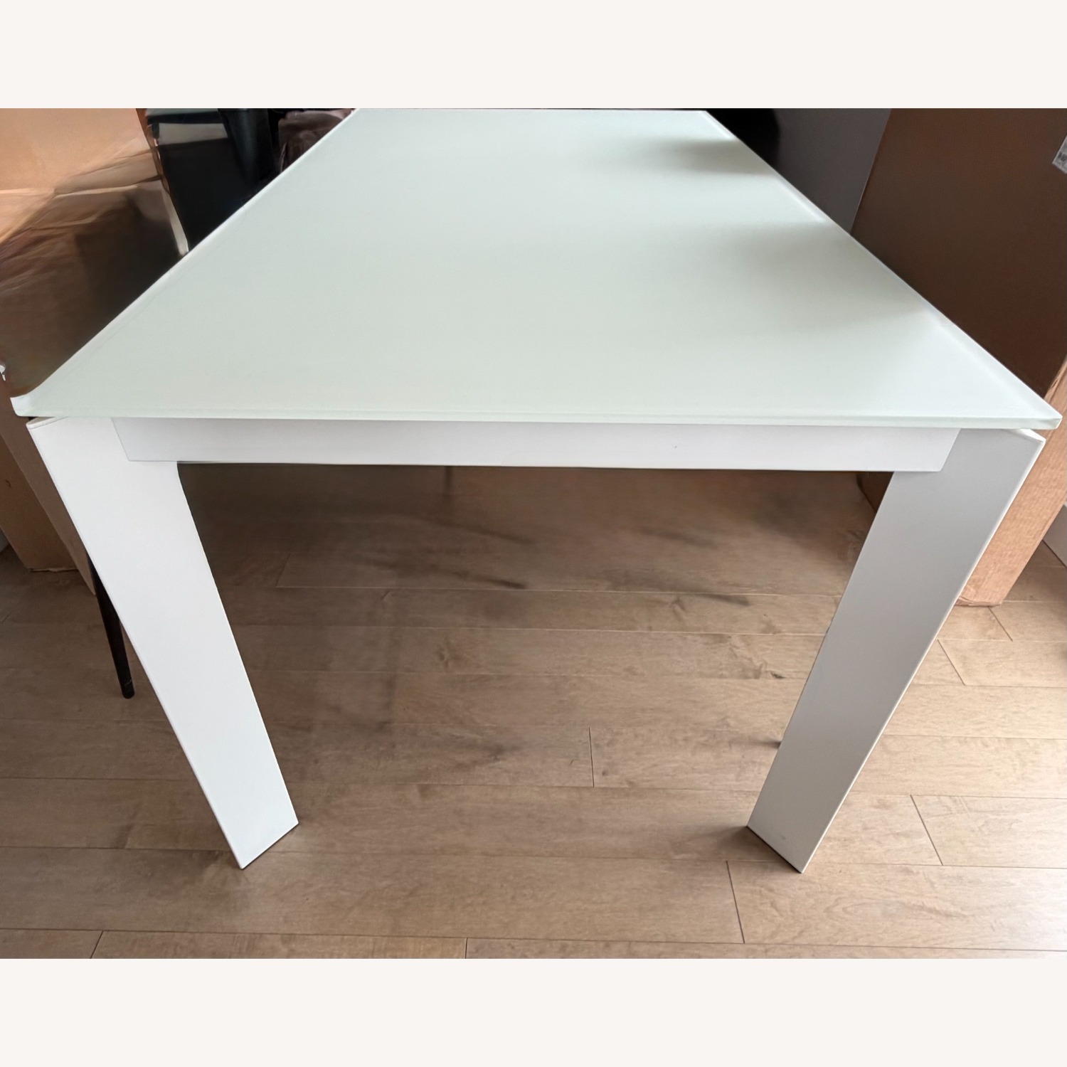 Calligaris White Glass Dining Table - image-3