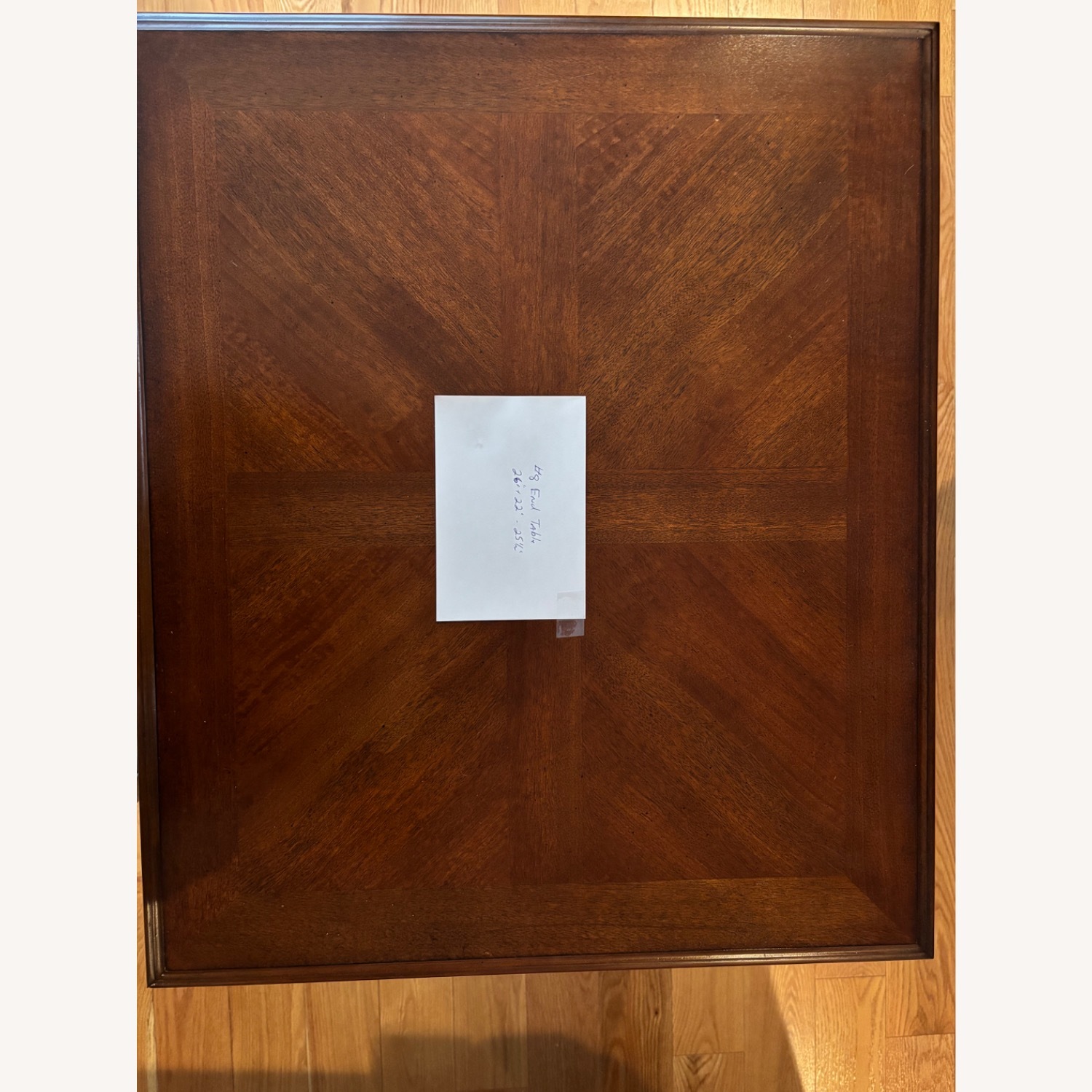 Light Brown Side Table - image-5